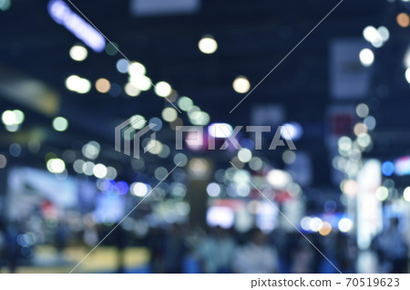 Abstract blur of colorful shopping mall 70519623