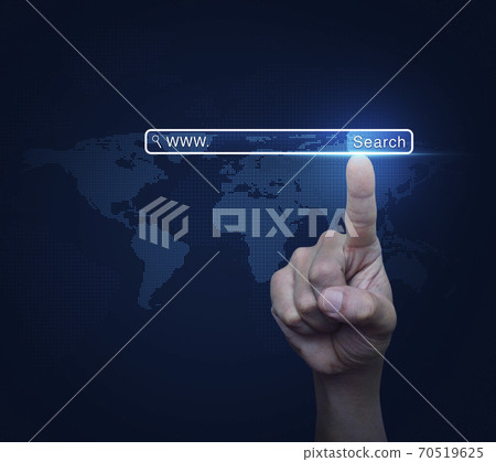 Technology searching internet online concept, Elements of this image furnished by NASA 70519625