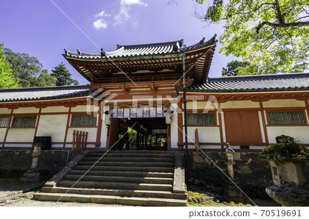 奈良縣奈良市Temukaiyama Hachimangu神社 奈良縣奈良市Temukaiyama Hachimangu神社 70519691