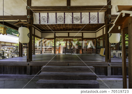 奈良縣奈良市Temukaiyama Hachimangu神社 奈良縣奈良市Temukaiyama Hachimangu神社 70519723