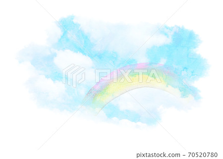 Background material Sky Rainbow texture 70520780