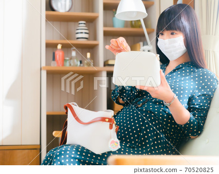 孕婦打開和關閉小袋4：3 70520825