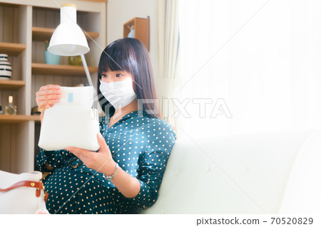 孕婦準備餐巾副本空間 70520829