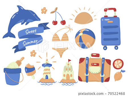 Summer label Vector Logo for banner 70522468