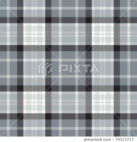 Plaid pattern seamless. Check fabric texture. Stripe square background. Vector textile design. 70523717
