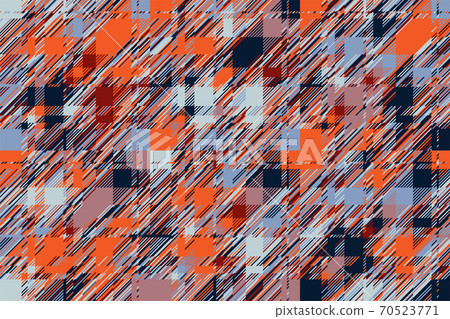 Modern glitch background. Color geometric abstract pattern vector. 70523771