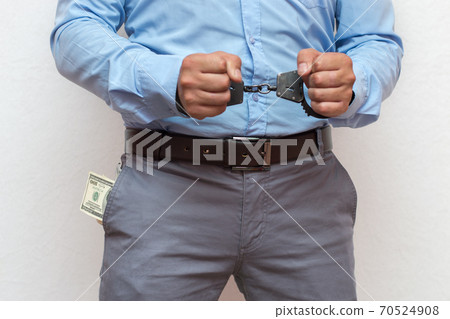 banknote, businessman, handcuff 70524908