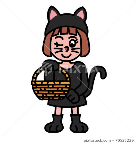 Black cat girl Black cat girl 70525229