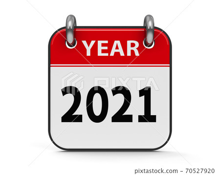 Icon calendar 2021 year Icon calendar 2021 year 70527920