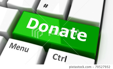 Computer keyboard Donate 70527932