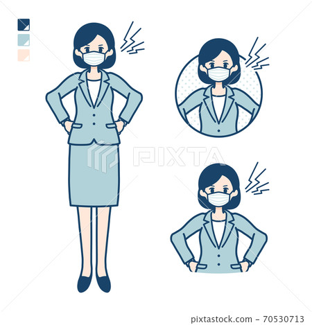 矢量 事業女性 女生 70530713