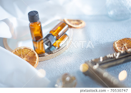 Aroma material. Two bottles of aroma oil. Dried fruit orange. Aroma material. Two bottles of aroma oil. Dried fruit orange. 70530747