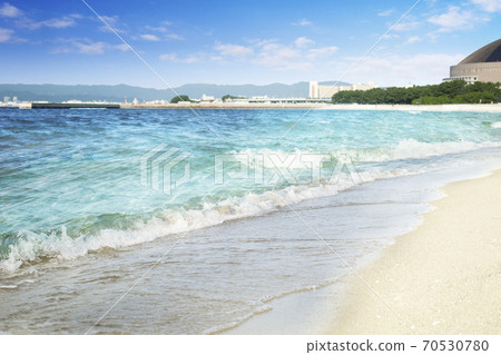 海洋背景平多半圓頂 70530780