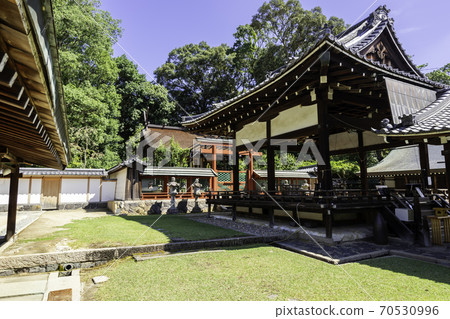 Himuro Shrine Haiden (Maiden) and Main Hall, Nara City, Nara Prefecture 70530996