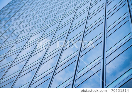 Architecture details Modern Building Glass facade Business background 70531814