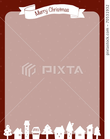 Christmas background illustration (red) 70531932