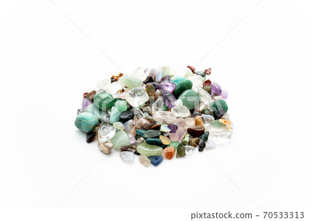 Natural stone Sazareishi white background Natural stone Sazareishi white background 70533313