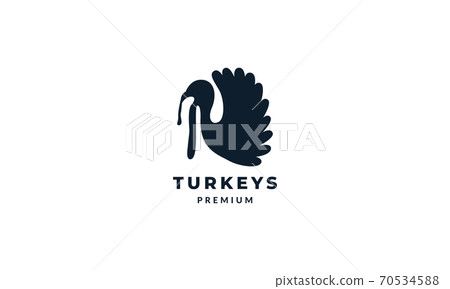 bird turkeys silhouette modern logo vector illustration design bird turkeys silhouette modern logo vector illustration design 70534588
