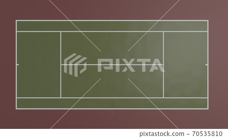 3d illustration of tennis field, cort for sport 3d illustration of tennis field, cort for sport 70535810