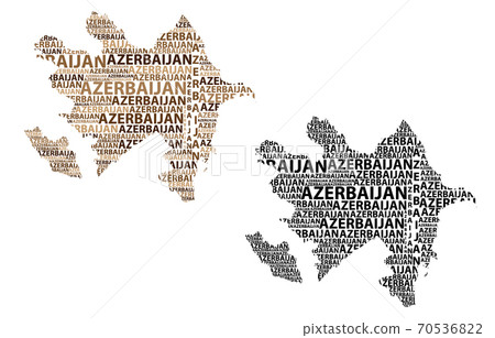 Azerbaijan map 70536822