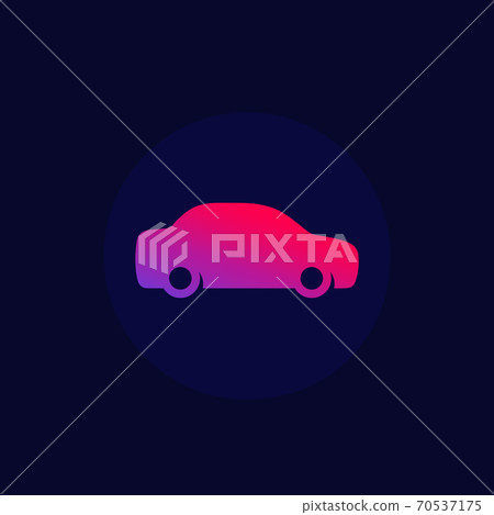 sedan, car vector icon for web 70537175