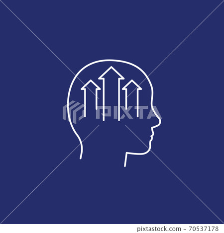personal growth concept vector line icon personal growth concept vector line icon 70537178