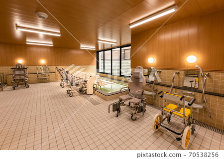 Hot spring baths in welfare facilities 70538256