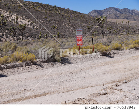 Area 51, a suburb of Nevada Rachel, USA 70538942