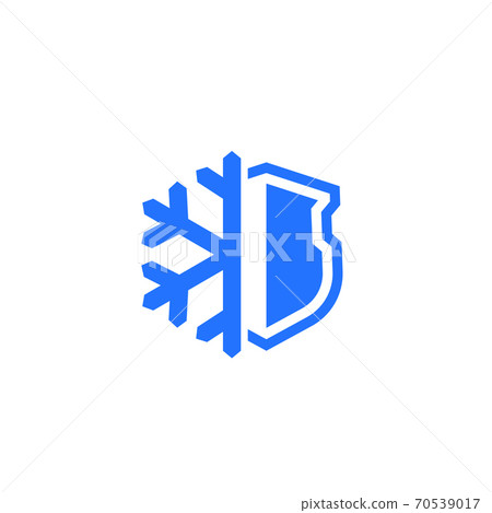 frost-resistance, vector icon on white 70539017