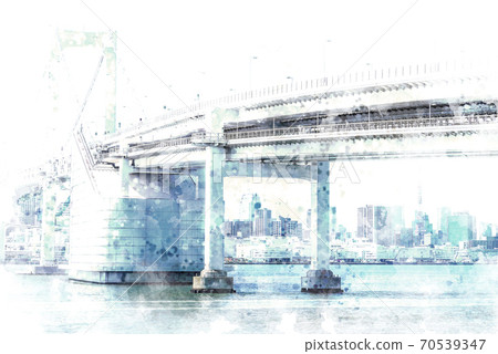 彩虹橋和高層公寓 彩虹橋和高層公寓 70539347