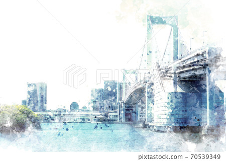 彩虹橋和高層公寓 彩虹橋和高層公寓 70539349