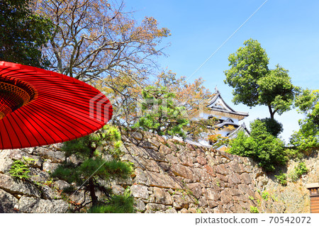 Scenery of Hikone Castle in Hikone City, Shiga Prefecture, Castle, Hikone Castle, Japanese History [October] 70542072