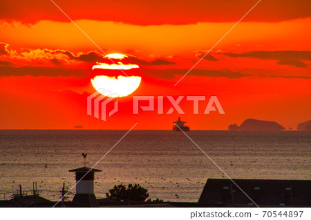 日落海岸 70544897