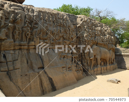 [South India] Mahabalipuram buildings 70544973