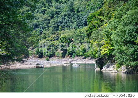 京都嵐山大川美景 70545820