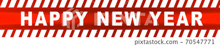 Inscription Happy New Year text Caution lines backgrounds Worn hazard stripes Warning tapes Danger signs Inscription Happy New Year text Caution lines backgrounds Worn hazard stripes Warning tapes Danger signs 70547771
