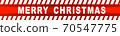 Inscription Merry Christmas text Caution lines backgrounds Worn hazard stripes Warning tapes Danger signs 70547775