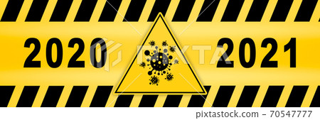 Inscription 2021 text Caution lines backgrounds Sign icon caution coronavirus Stop biology bacteria coronavirus Inscription 2021 text Caution lines backgrounds Sign icon caution coronavirus Stop biology bacteria coronavirus 70547777