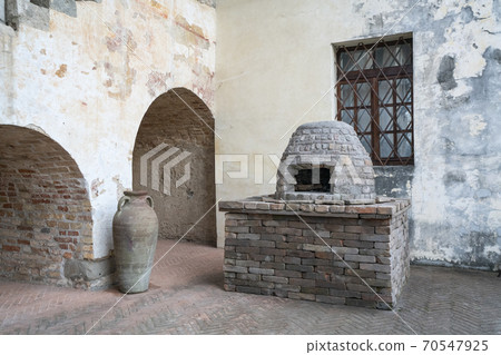 the medieval abbey of Sesto al Reghena 70547925
