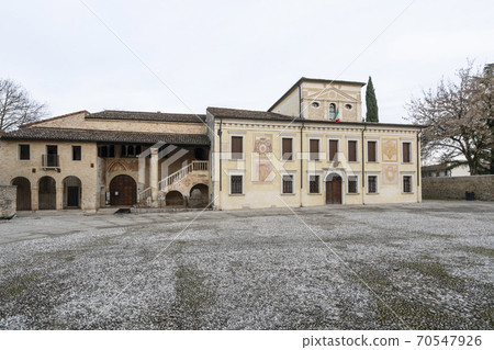 the medieval abbey of Sesto al Reghena 70547926