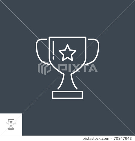 Award Related Vector Line Icon Award Related Vector Line Icon 70547948