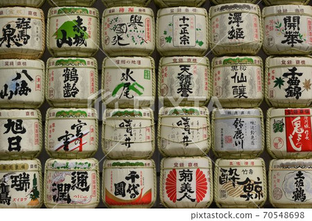 明治神宮/奉獻清酒桶 明治神宮/奉獻清酒桶 70548698