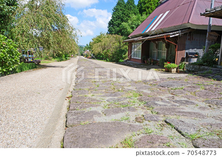 100 selections of historical roads Oita City Sankin-kotai Road Imaichi Stone Pavement 70548773