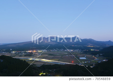阿蘇山北修復路線傍晚景 70548859