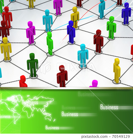 Business network Business network 70549129