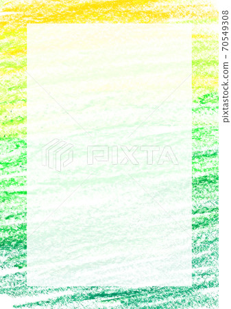 背景畫著黃色和綠色的蠟筆 70549308