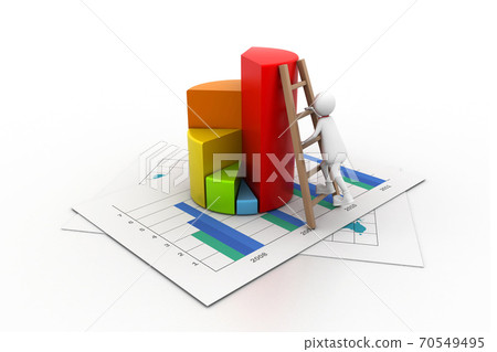 Growth chart. Growth chart. 70549495