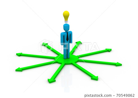 business man with an idea 70549862