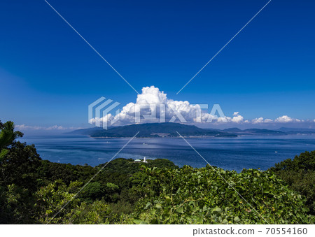 Wakayama Prefecture Irido clouds / summer sky Wakayama Prefecture Irido clouds / summer sky 70554160