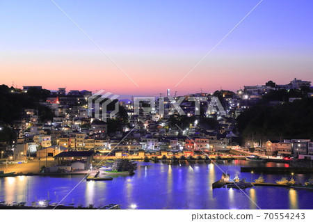 齋崎市的夜景 70554243
